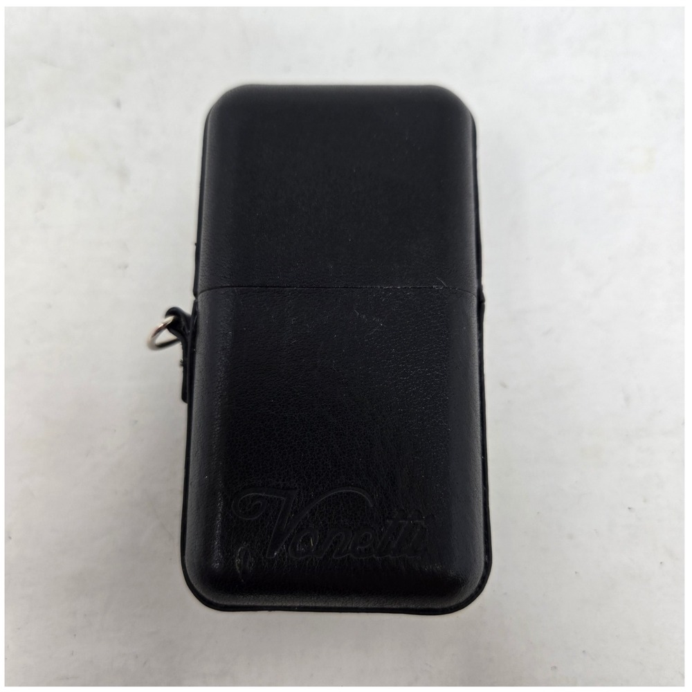 Vonetti Alpha Shield RFID Blocking Car Key Fob Protector Case Black Leather